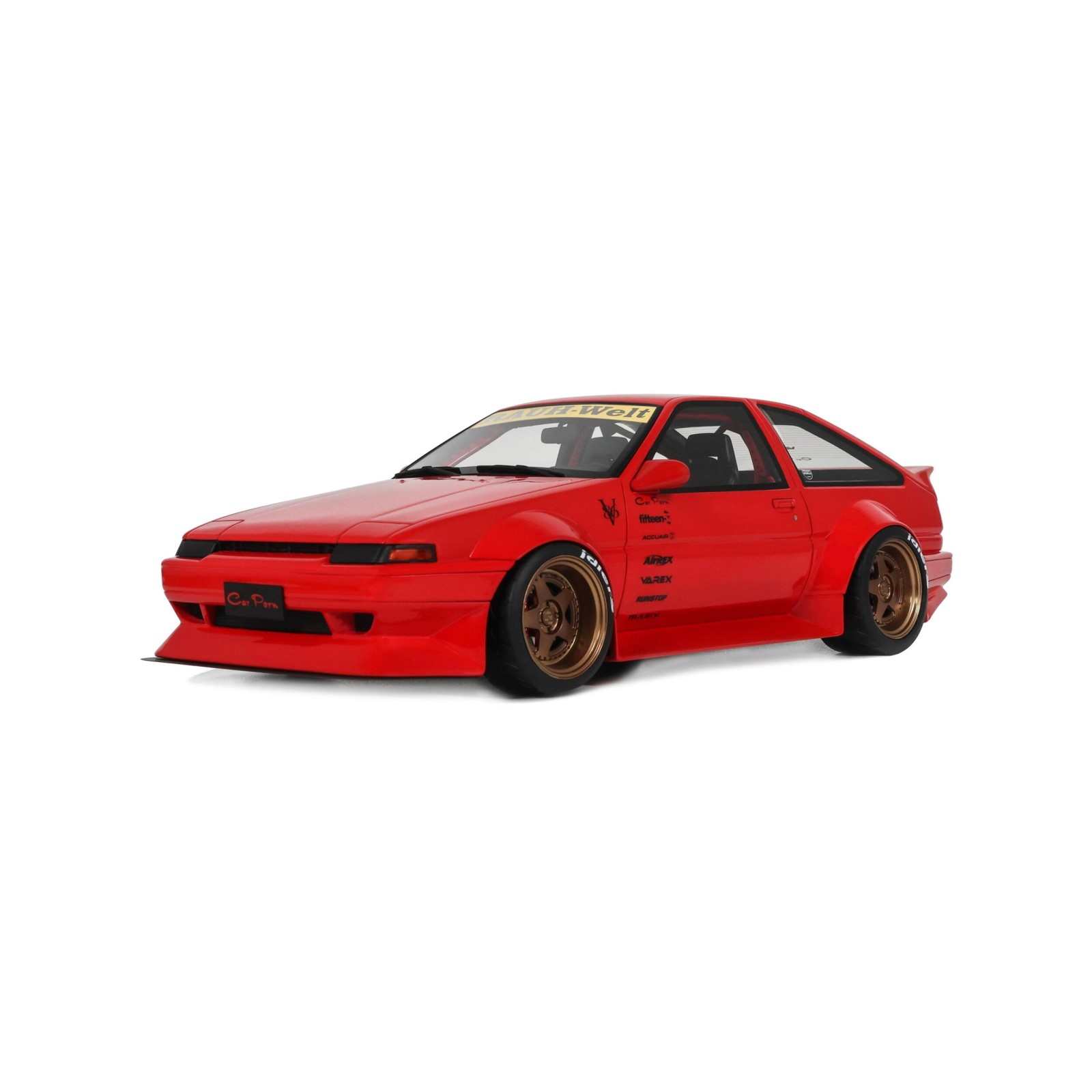 Toyota AE86 Sprinter Trueno Widebody Ferrari Rosso Corsa 1986 OT1278 1:18 Otto Models