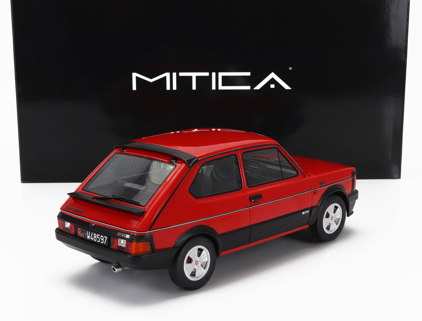 FIAT 127 SPORT SERIE-3 1982  ROSSO RED1:18 Mitica