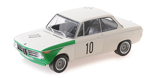 BMW 2002 TIK H. HAHNE / D. QUESTER WINNERS GP DER TOURENWAGEN NÜRBURGRING 1968 #10 1:18 Minichamps