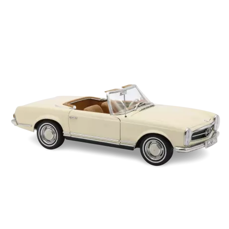 Mercedes Benz 230 SL 1963 Hellelfenbein 1:18 Norev 
