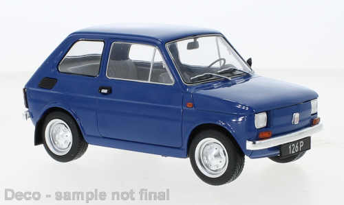 Fiat 126 1972 dunkelblau 1:18 MCG