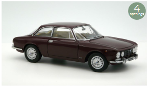 Alfa Romeo 2000 GTV Maroon 1:18 Norev 