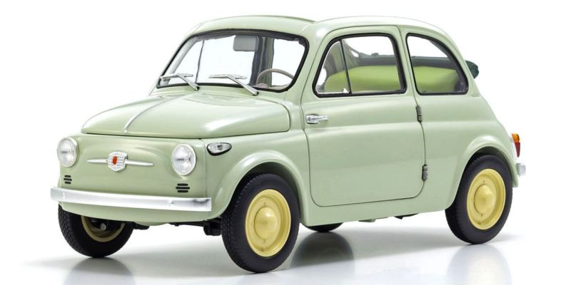 Fiat Nuova 500 1960 Light Green 1:18 Kyosho