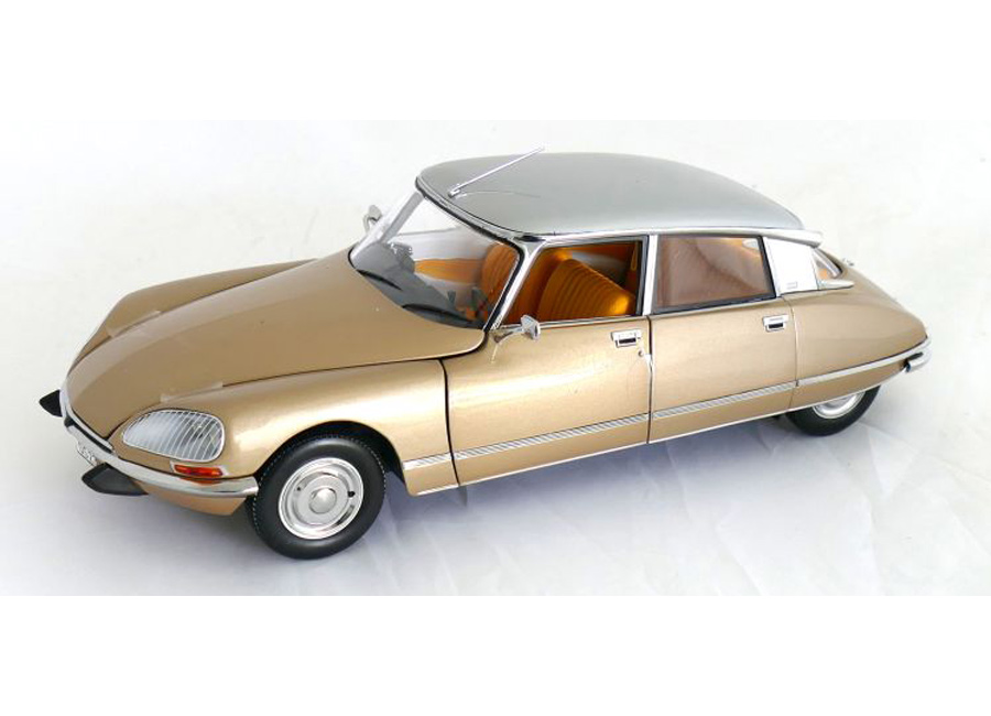 Citroen DS 23 Pallas 1974 SABLE METALLISE / silver top 1:18 Norev