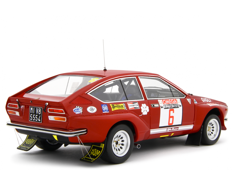 Alfa Romeo Alfetta Gr.2 Autodelta Rally dell'Elba 1975 Gigli - Ballestrieri #6 LM199B  1:18 Laudoracing Model
