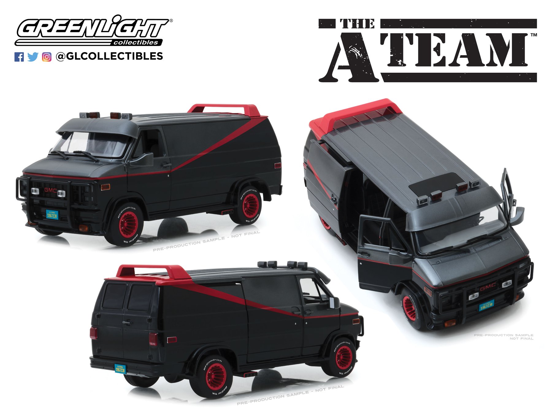GMC Vandura A-Team Van 1:18 Greenlight