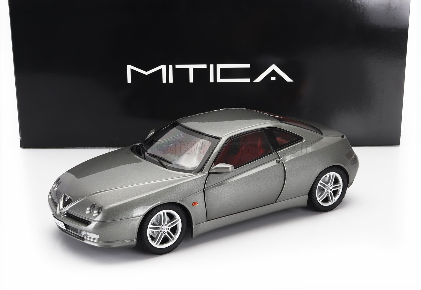 ALFA ROMEO GTV 3.0 V6 24V 1998 GRIGIO TITANIO MET 613 1:18 Mitica