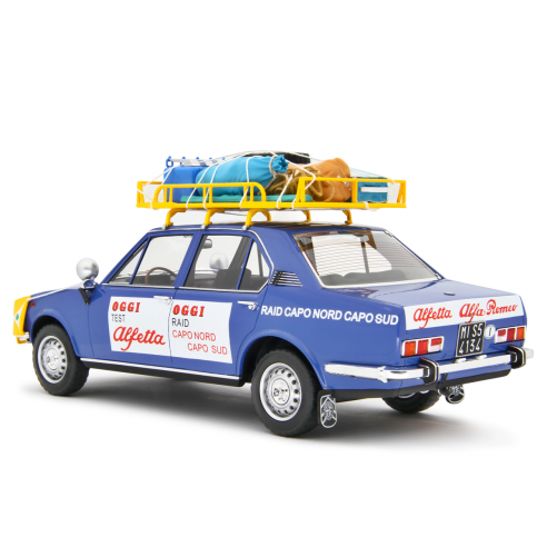 Alfa Romeo Alfetta 1.8 Raid Capo Nord Capo Sud 1973 LM208A 1:18 1:18 Laudoracing Model 
