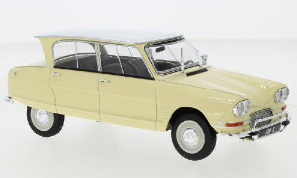 Citroen Ami6 Hellgelb 1:24 Whitebox