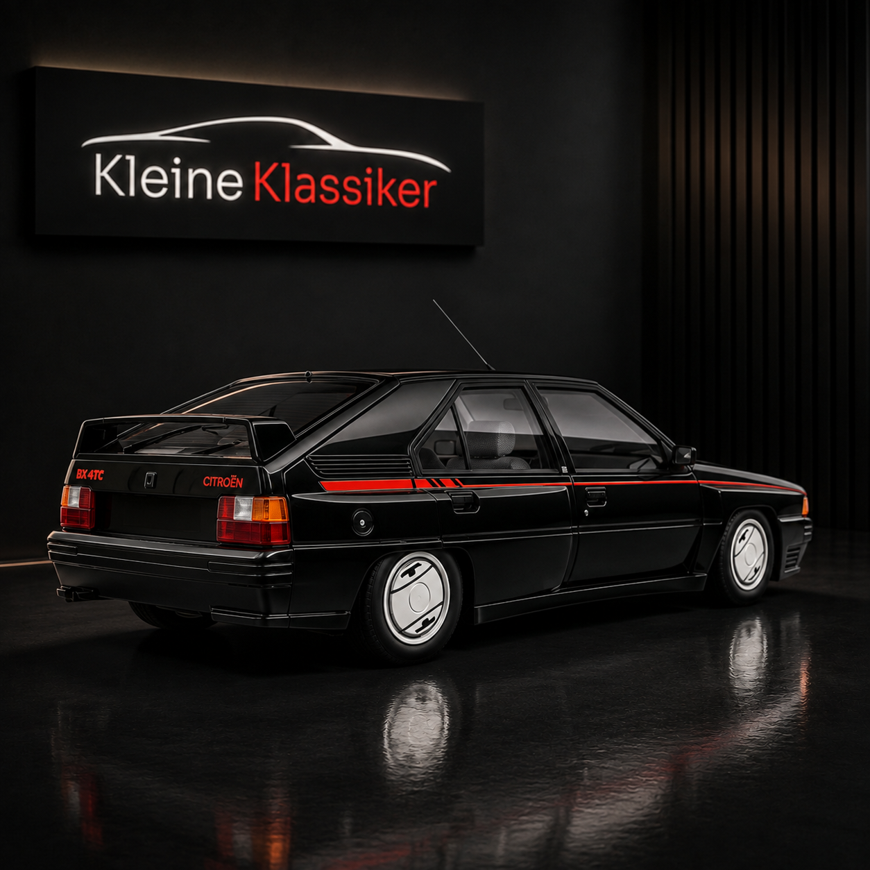 CITROEN BX 4TC CLIENT SÉRIE 200 BLACK 1985 OT763 1:18 Otto Models 