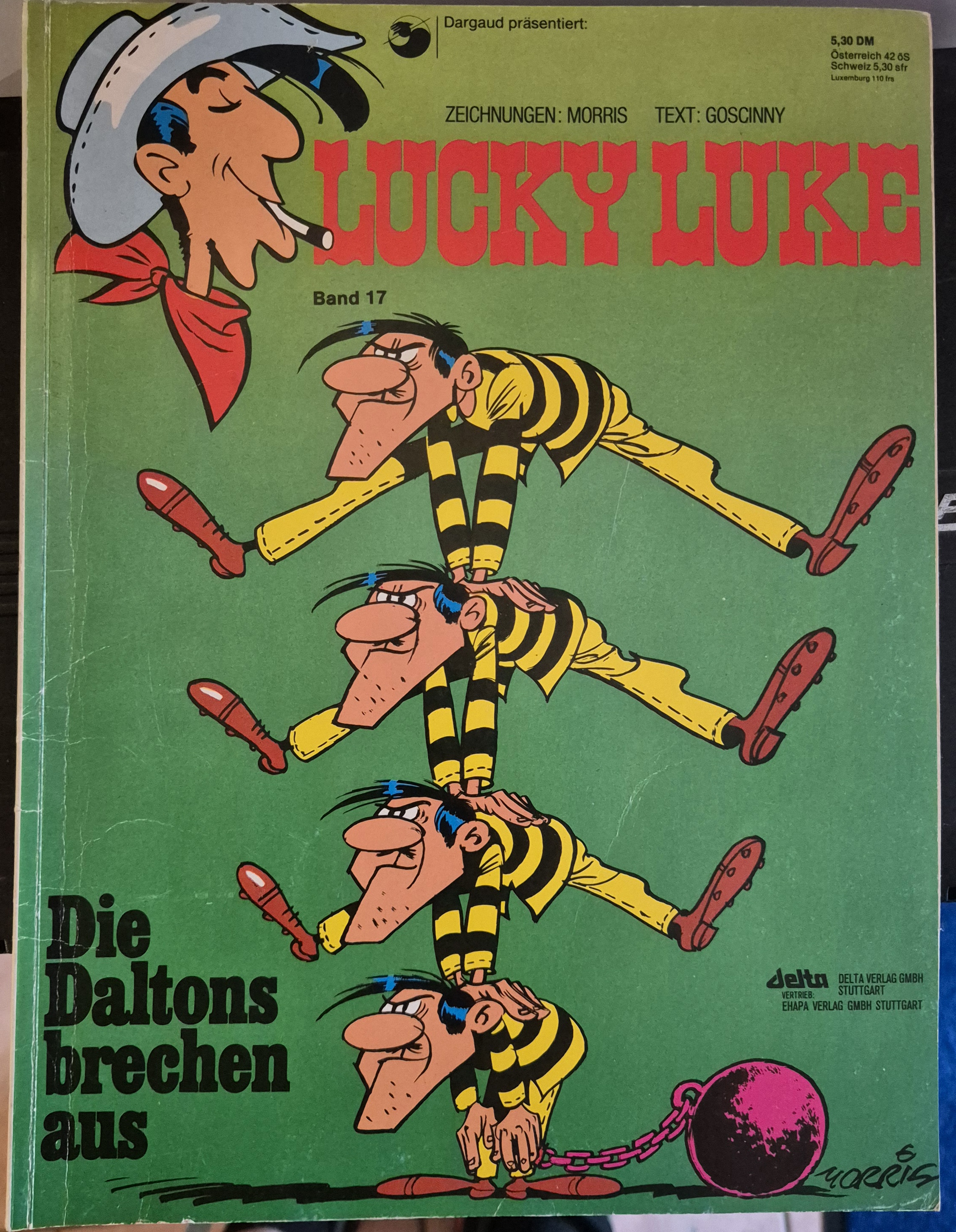 Lucky Luke Band 17 Die Daltons brechen aus *Vintage*