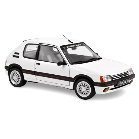  Peugeot 205 GTi 1.9 1989 Meije Weiß mit PTS deco 1:18 Norev 