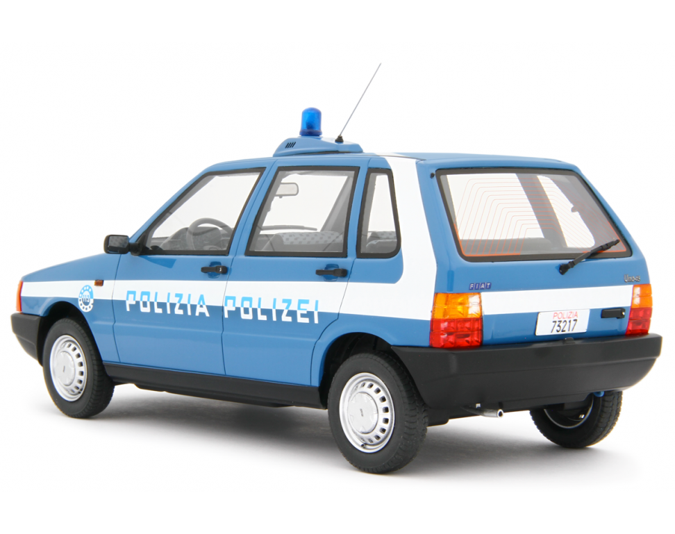 Fiat Uno 55S 1983 Polizia LM182B-PO 1:18 Laudoracing Model