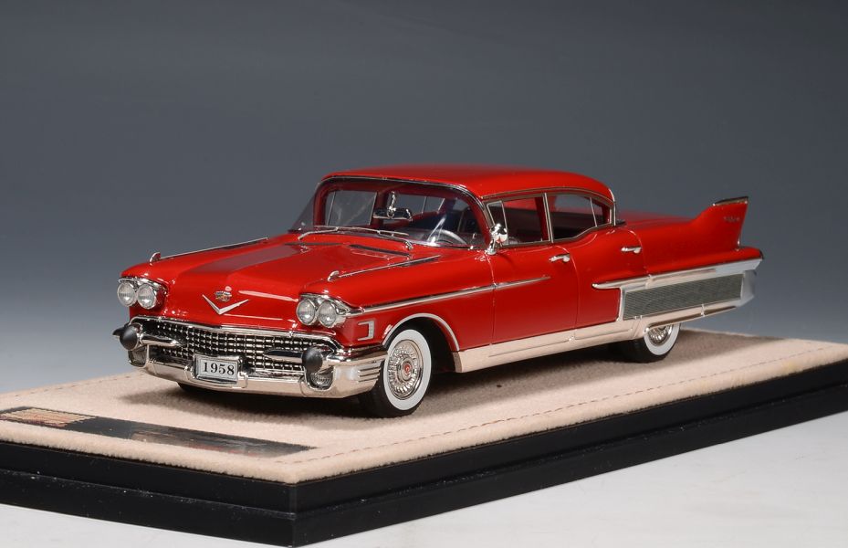 Cadillac Fleetwood Sixty Special Dakota red 1958 STM58201 1:43 Stamp Models GLM