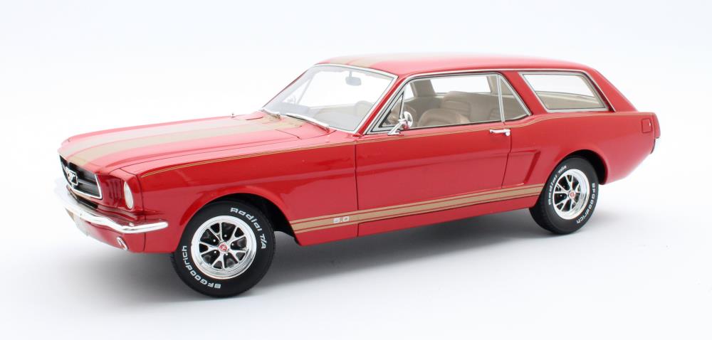 Ford Mustang Intermeccanica Wagon red 1965 1:18 Cult Scale Models
