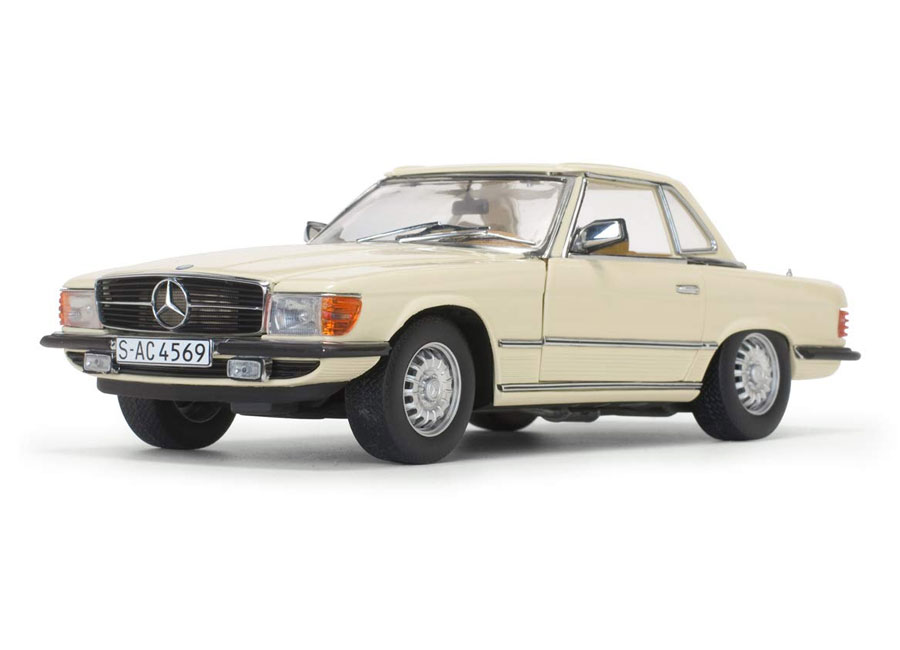 Mercedes Benz 350SL Elfenmbein 1:18 Sunstar