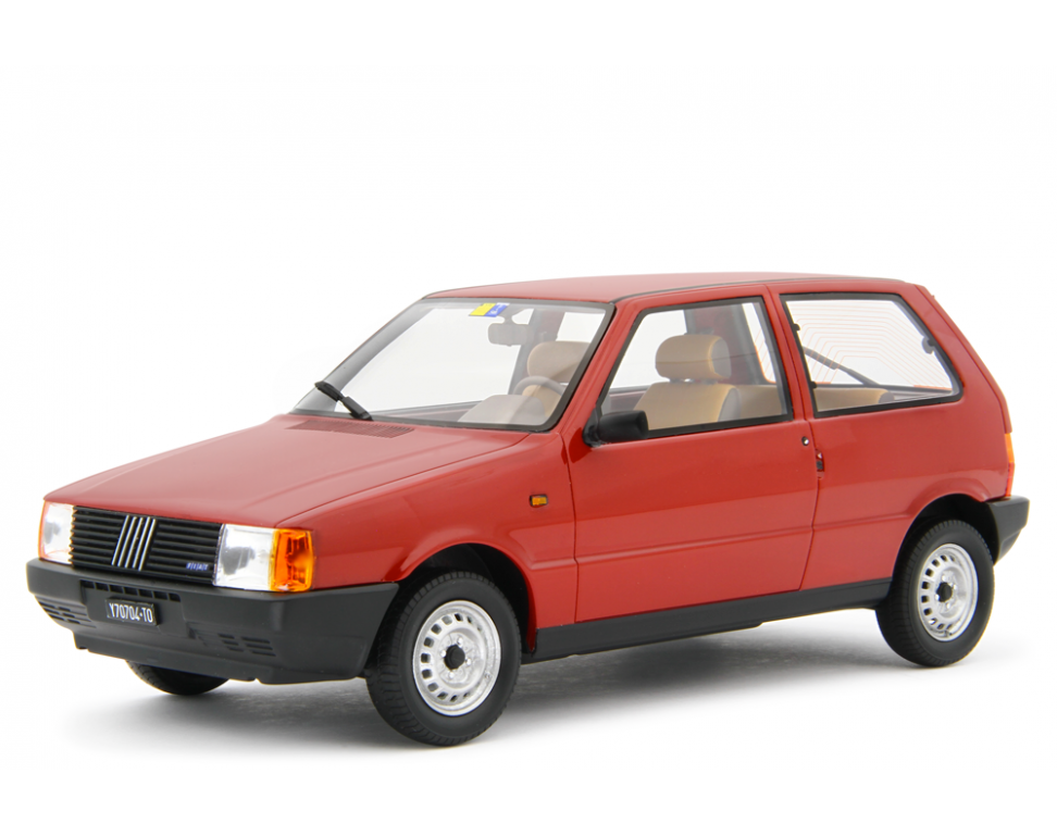 Fiat Uno 45 1983 rot LM158A 1:18 Laudoracing Model