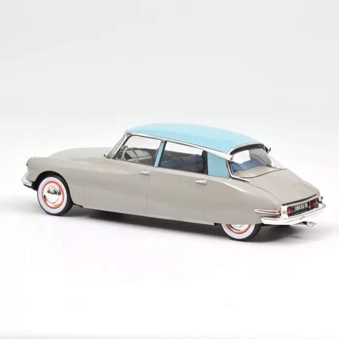 Citroen DS19 1956 Rosé Grau und Turquoise 1:18 Norev 