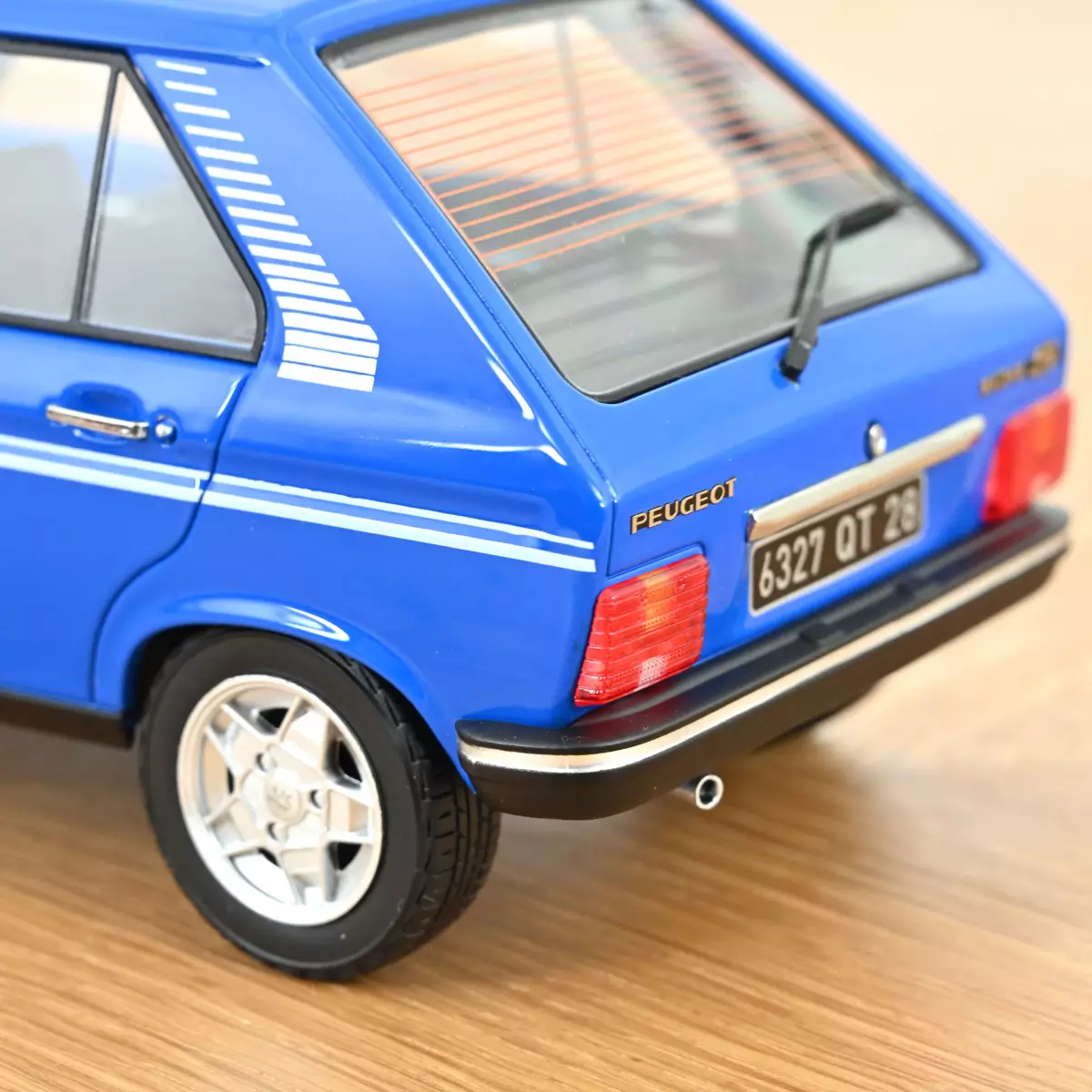 Peugeot 104 S 1981 - Bleu Ibis - Échelle 1/18 - Norev 184903 - Miniature Neuve