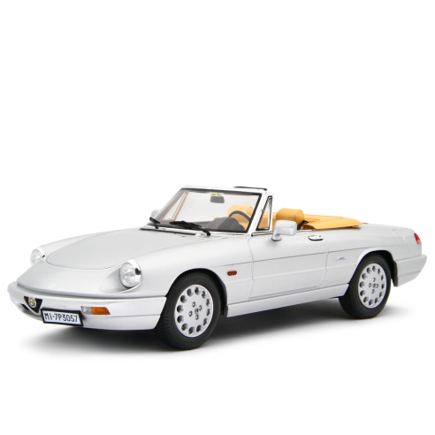 Alfa Romeo Spider 1.6 - 2.0i 1990  Grau Met. LM209D 1:18 Laudoracing Model 