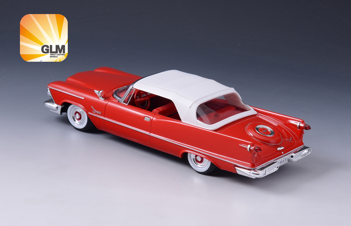 Imperial Crown Convertible 1958 Red 131404 1:43 GLM