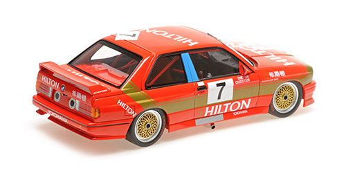 BMW M3 SCHNITZER-BMW QUESTER 2ND MACAU GUIA RACE 1987 #7 1:18 Minichamps