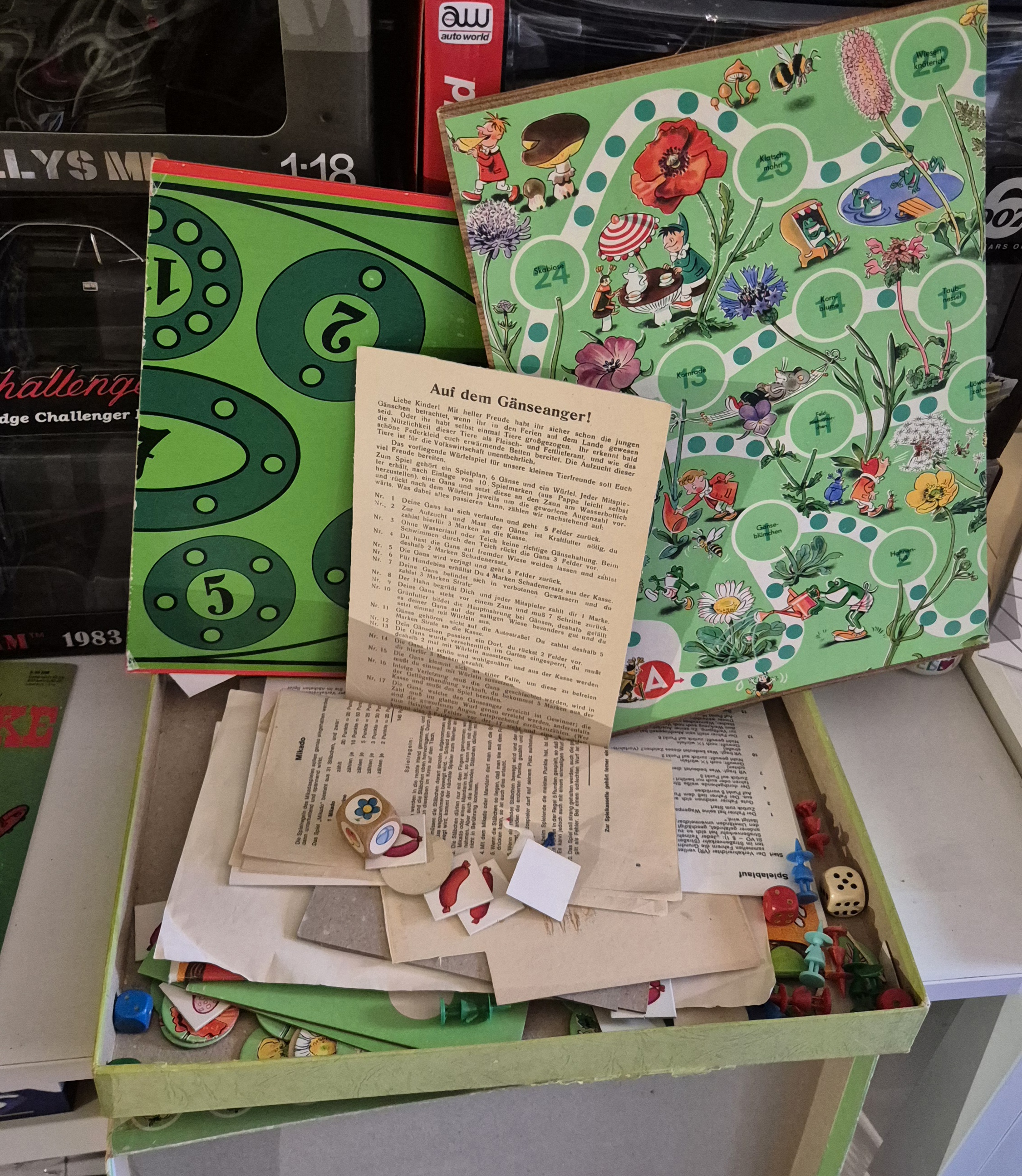 Mein Blumenspiel SPIKA Brettspiel*Vintage*  