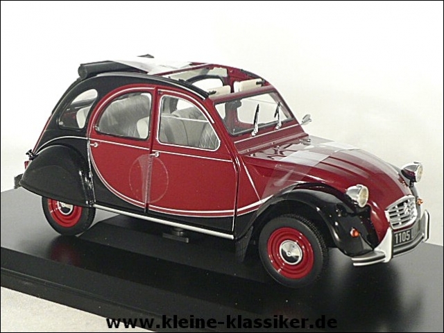 Citroen 2CV Charleston bordeauxrot 1982 1:18 Norev