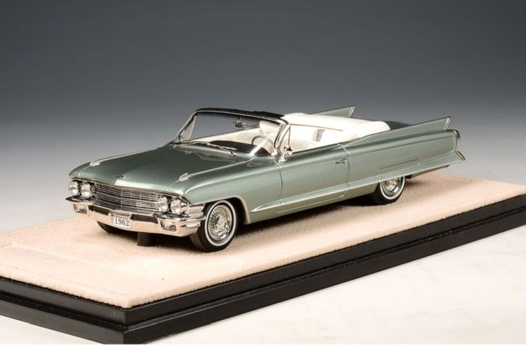 Cadillac 62 Cabriolet open version sage green poly STM62306 1:43 Stamp Models GLM 