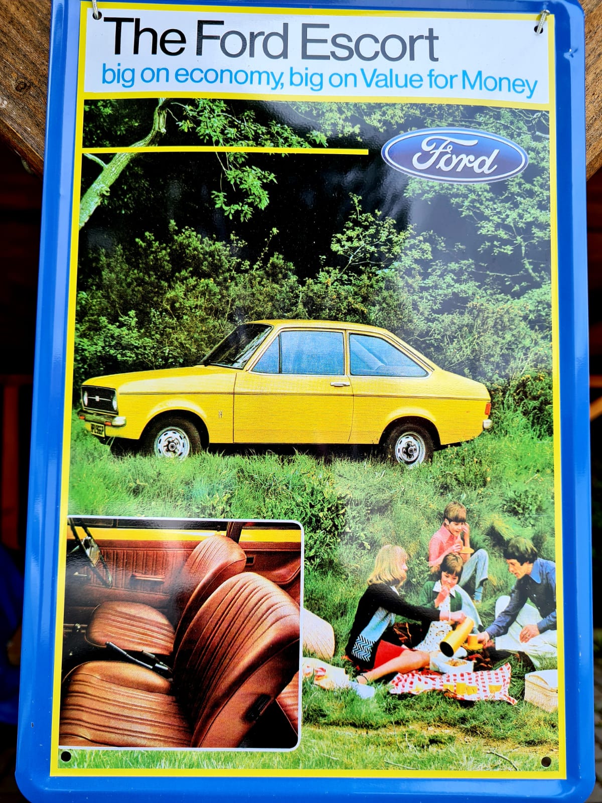 Ford Escort 30x20 cm Blechschild