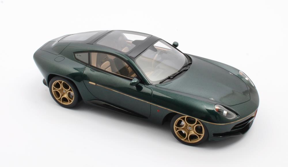 Alfa Romeo Disco Volante by Touring green 2013 1:18 Cult Scale Models