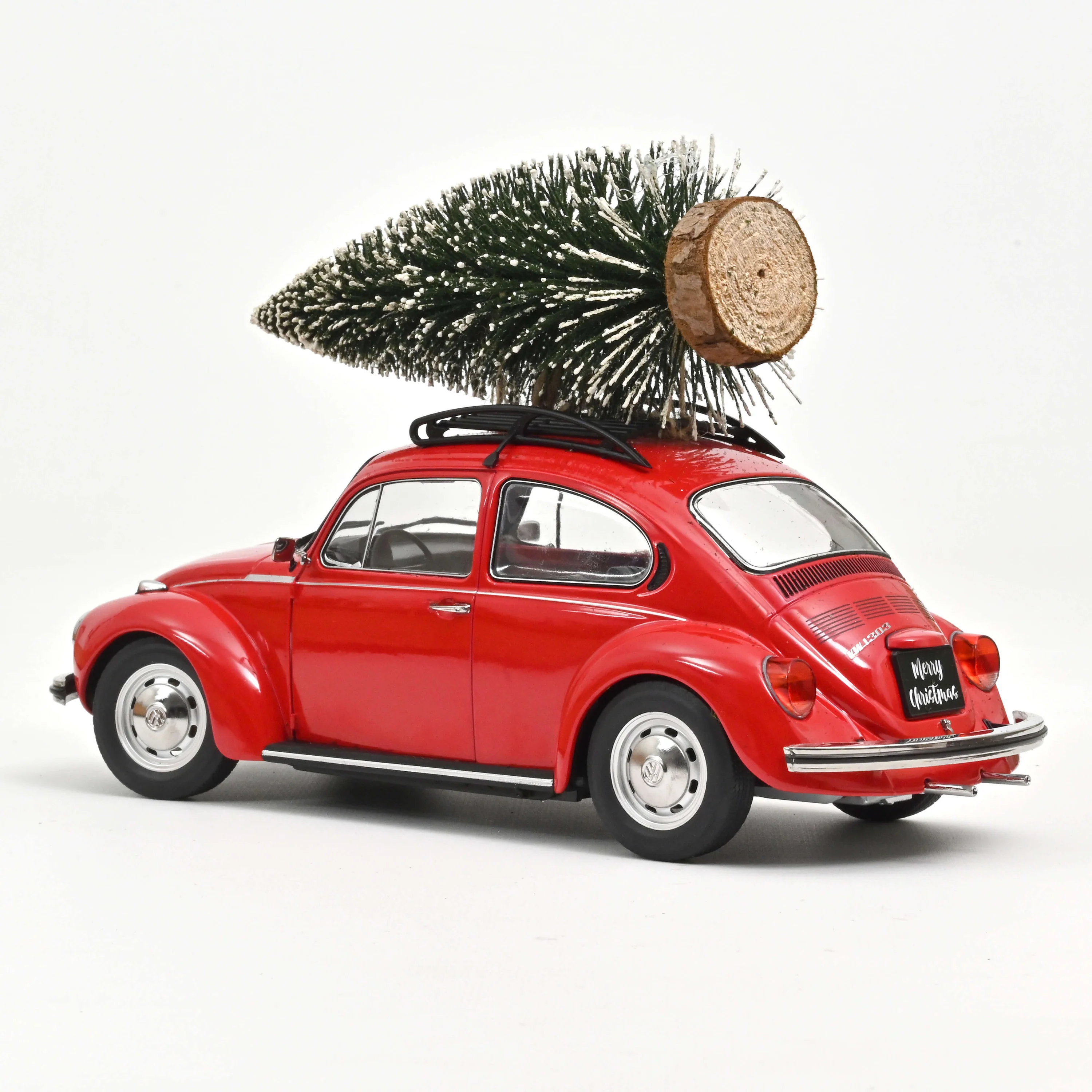 VW Käfer 1303 1973 Rot Weihnachten  1:18 Norev