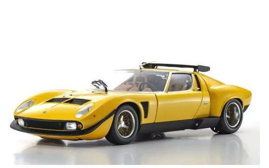 LAMBORGHINI MIURA SVR yellow 1:18 Kyosho 