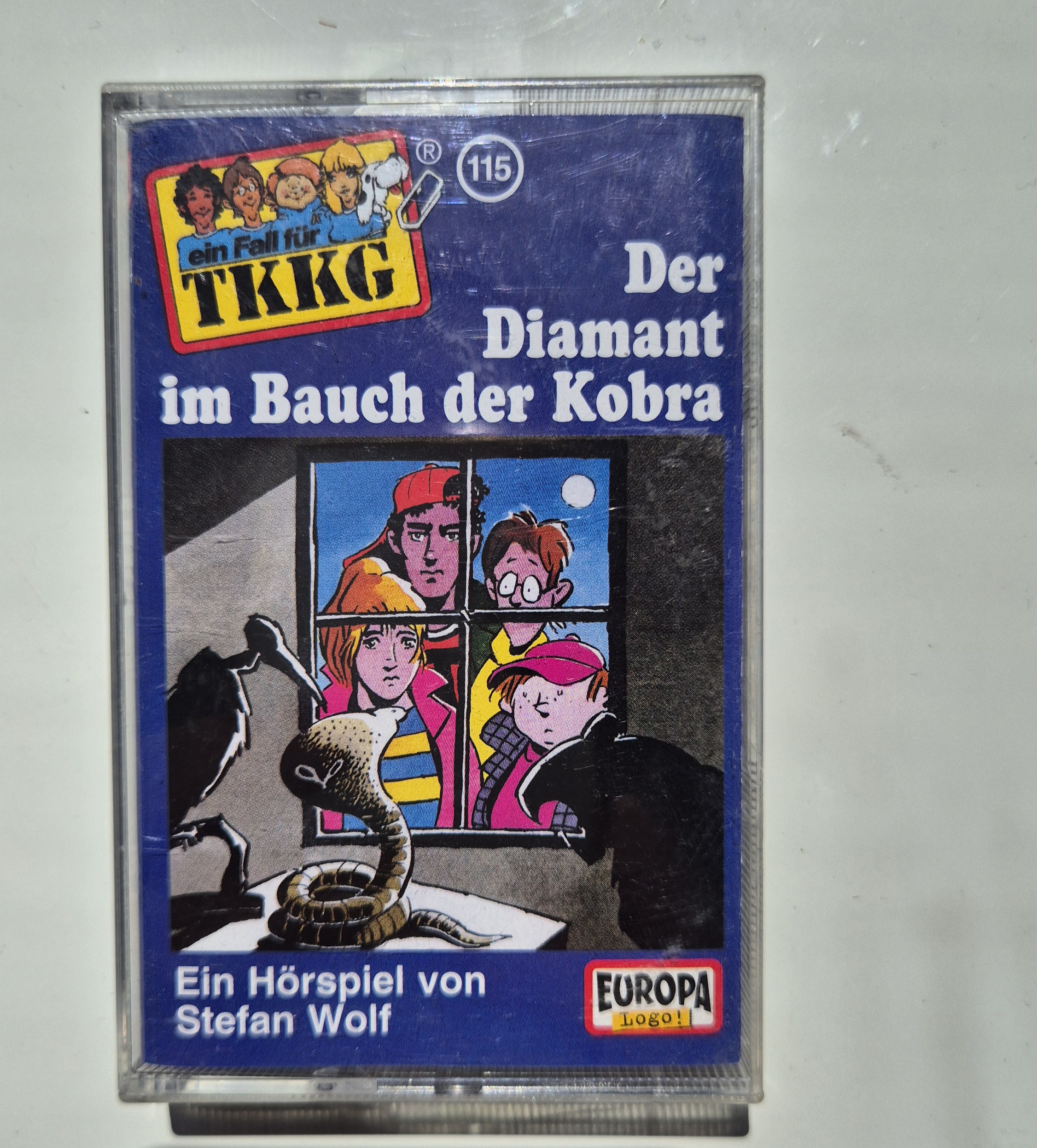 TKKG 115 Diamant im Bauch der Kobra Hörspiel MC *Kult*  
