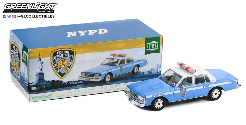 Chevrolet Caprice New York City Police Dep  1:18 Greenlight