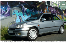 Modèle Réduit Renault Clio 16S 1992 Gris Iceberg – échelle 1:18, Norev 185256 – Métal, 4 Ouvrants, Neuf