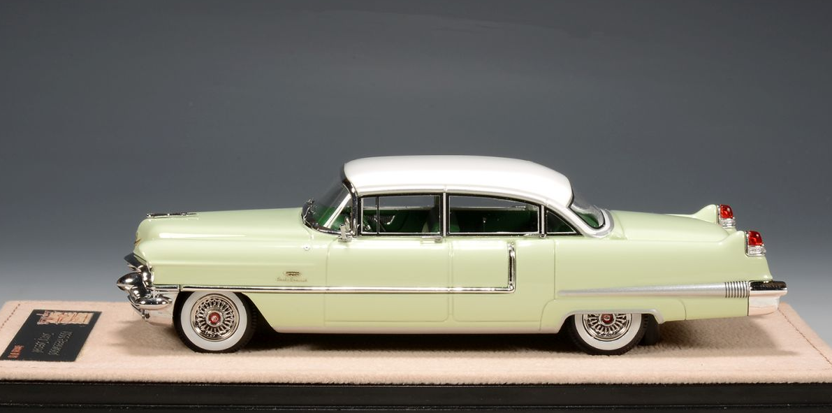 Cadillac Fleetwood Sixty Special - Persian Green with white top 1956  STM56205 1:43 Stamp Models GLM 