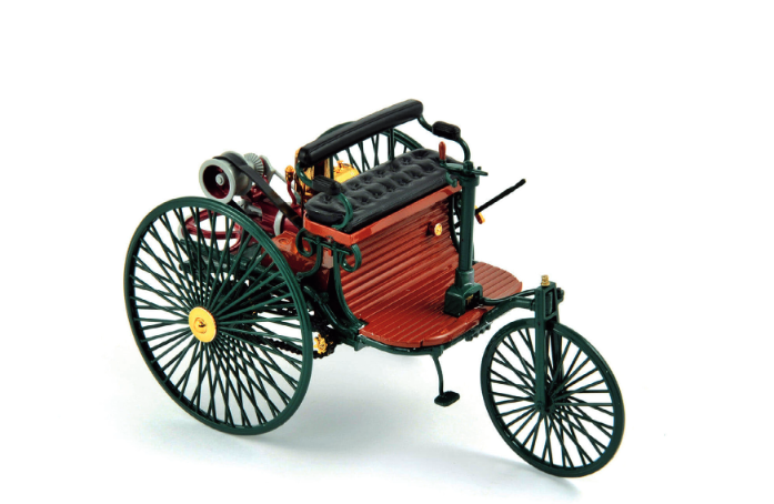 Benz Patent Motorwagen 1886 Green 1:18 Norev