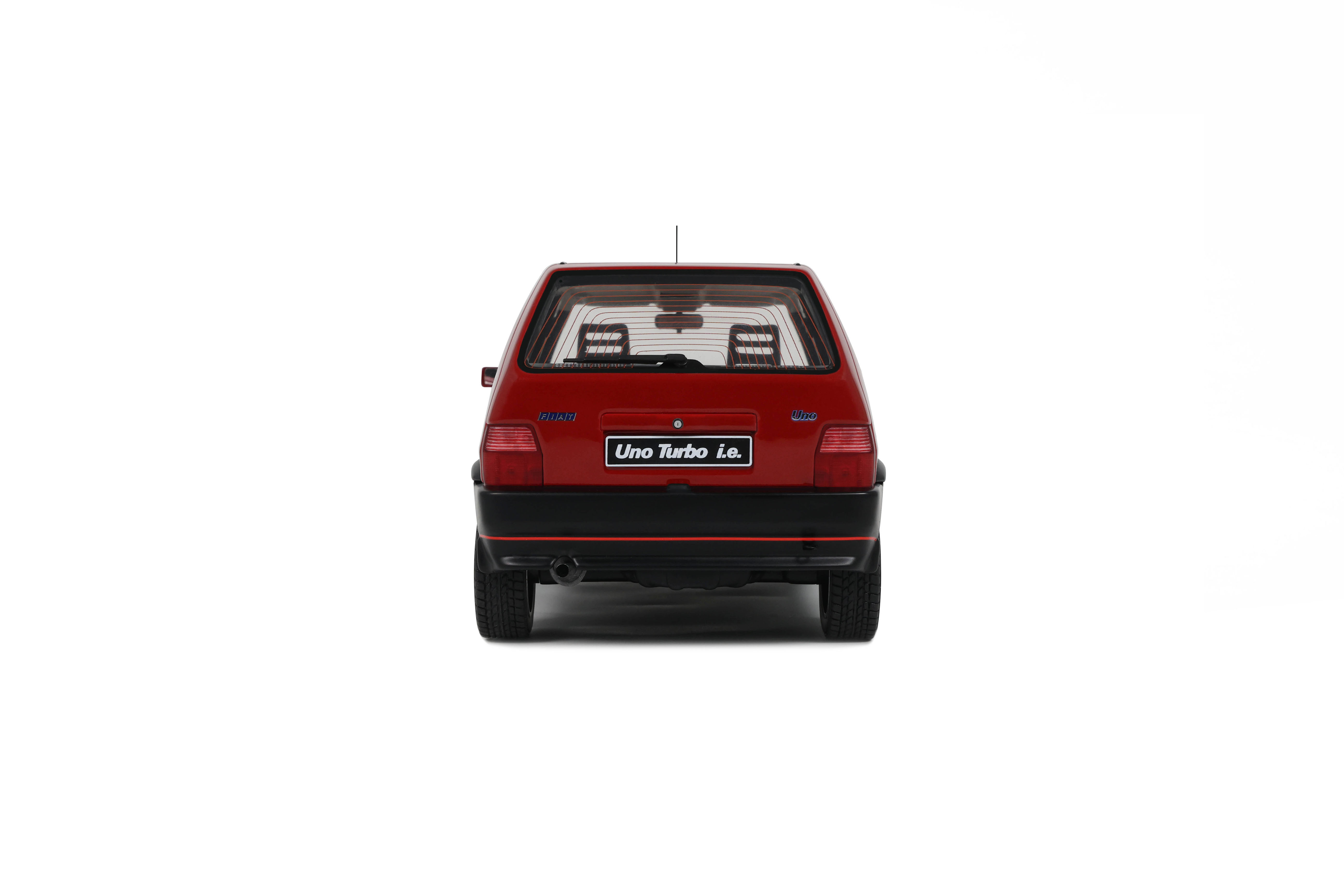 Fiat Uno Turbo i.e Rosso Racing 1990 OT487 1:18 Otto Models