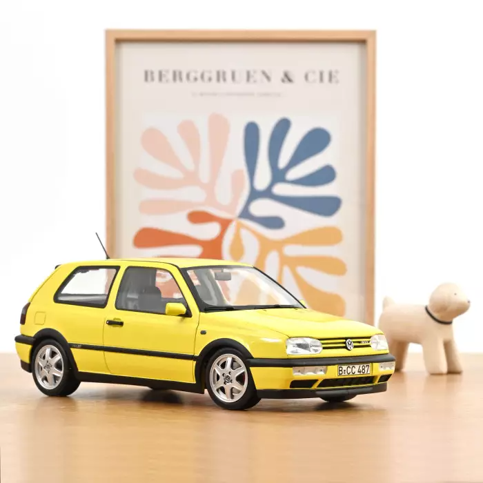 VW Golf 3 GTI Color Concept 1994 Yellow 1:18 Norev
