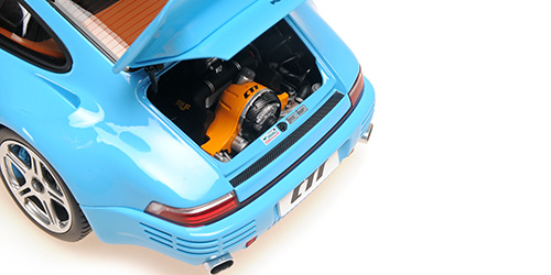 RUF CTR ANNIVERSARY 2017 Bavarian Sky Blue 1:18 Almost Real