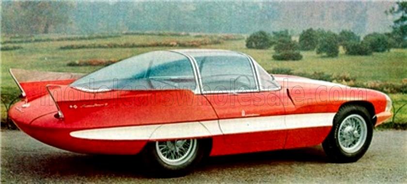 ALFA ROMEO 6C 3000 SUPERFLOW I PININFARINA 1956  RED WHITE 1:18 MAXIMA