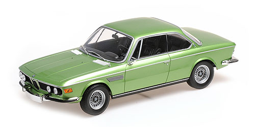 BMW 3.0 CSI 1971 GREEN METALLIC 1:18 Minichamps