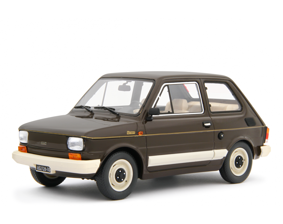 FIAT 126 PERSONAL 4 BROWN 1980 LM167D 1:18 Laudoracing Model