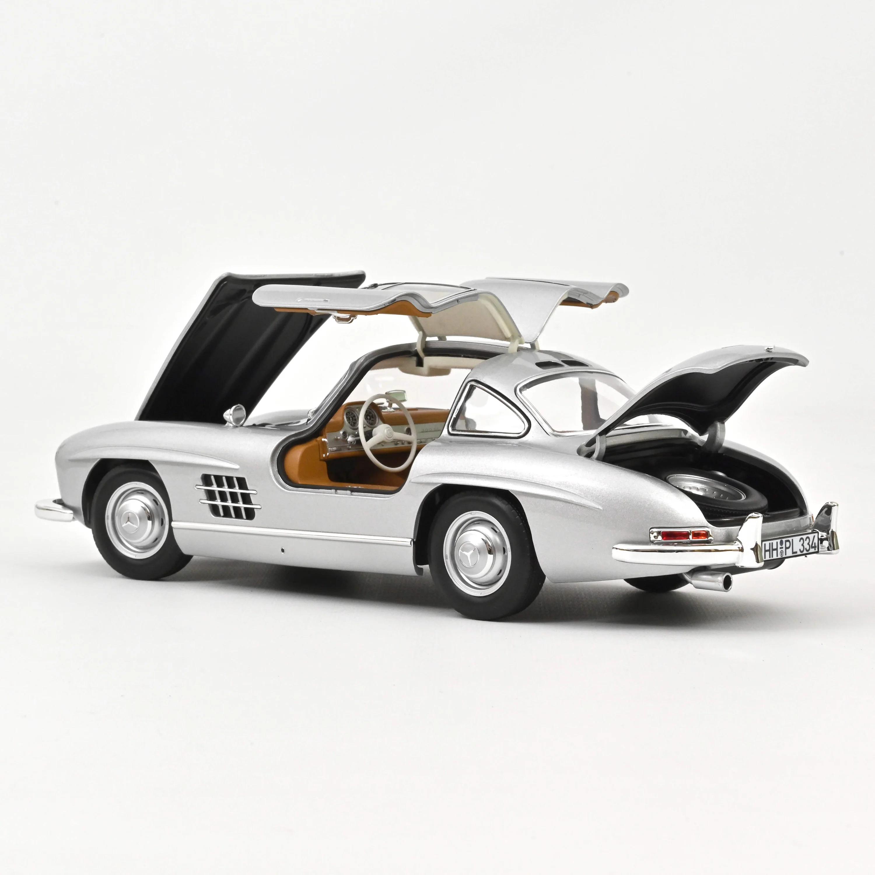 Mercedes Benz 300 SL 1954 Silber 1:18 Norev