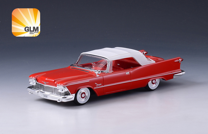 Imperial Crown Convertible 1958 Red 131404 1:43 GLM