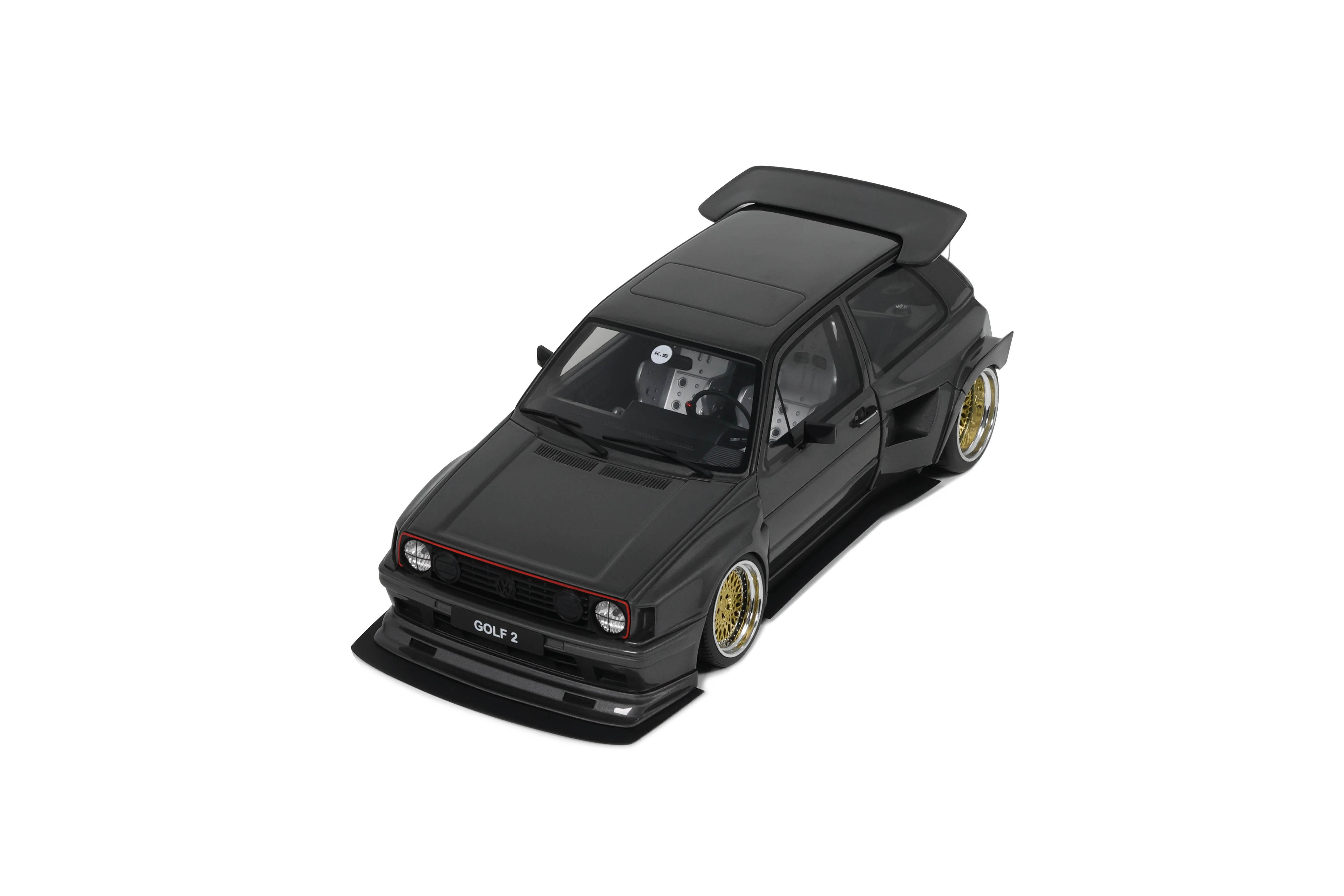VW GOLF II GTI BY KHYZYL SALEEM ASCOT GREY METALLIC 2021 OT476 1:18 Otto Models 