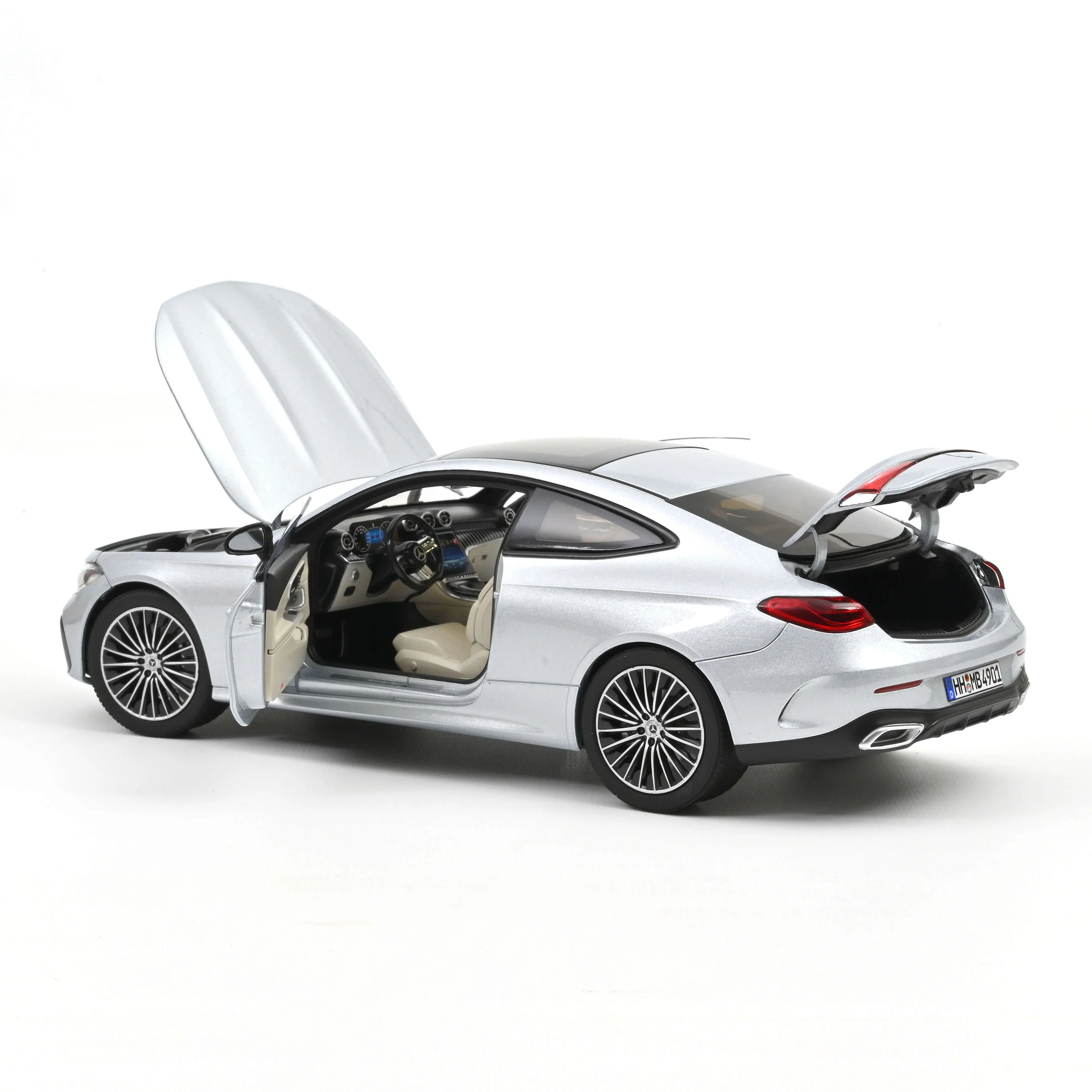 Mercedes Benz CLE Coupe 2024 Argent High-Tech 1:18 Norev