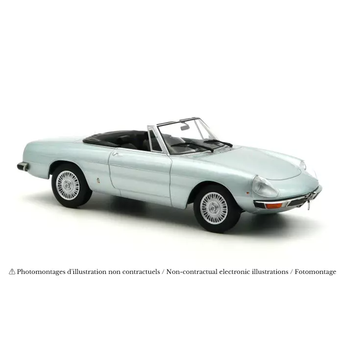 Alfa Romeo 2000 Spider 1973 Silbergrau metallic 1:18 Norev 
