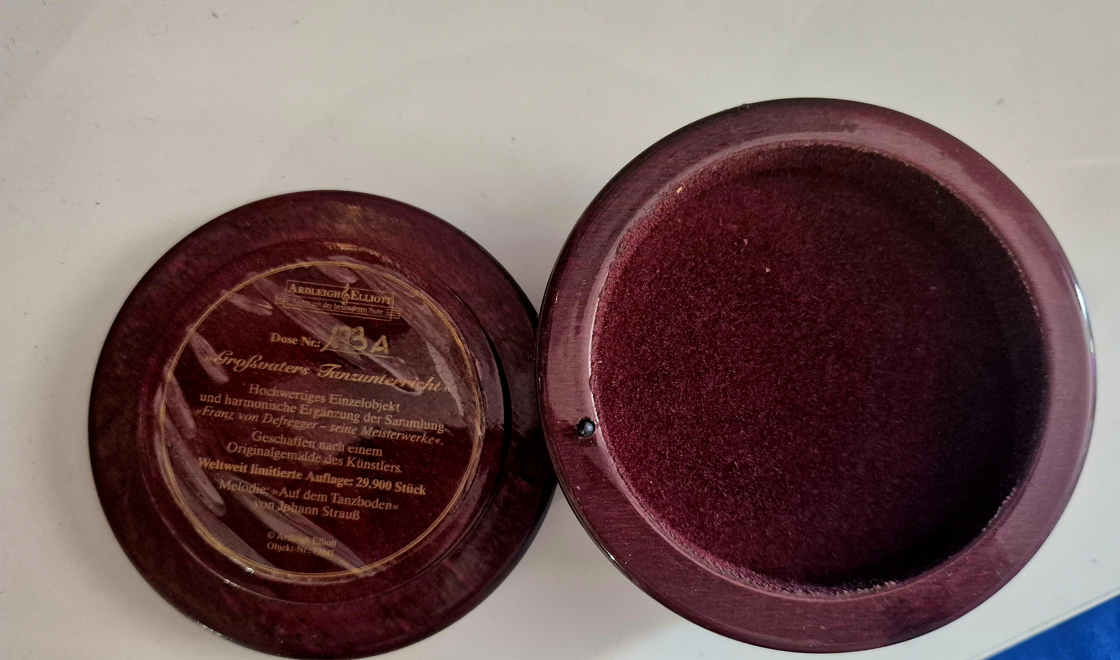 Musikdose Das Tischgebet Franz Defregger *Vintage*  